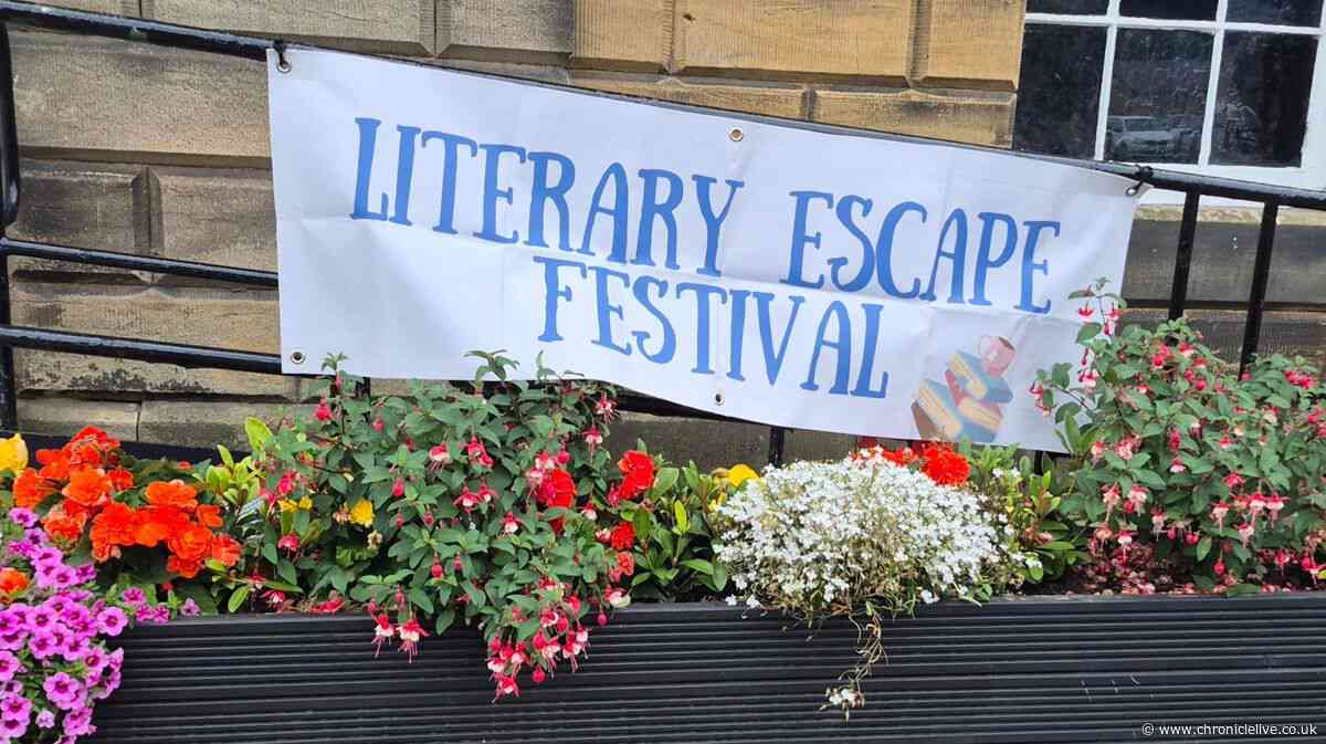 For the year of reading I spent my Saturday at the Literary Escape Festival at Newcastle Racecourse