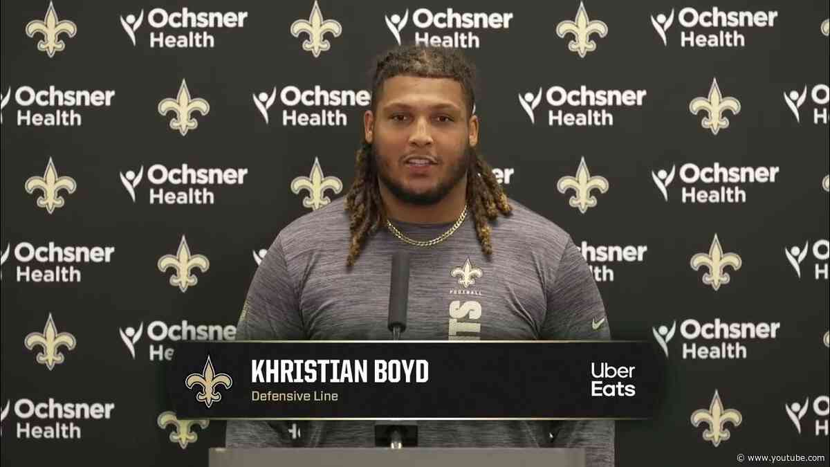Khristian Boyd | Saints-Cowboys Postgame | 2026 NFL Preseason Week 3