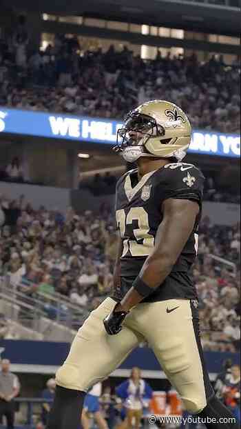 Zamir White Scores in Saints Debut❗ #saints #nfl #shorts