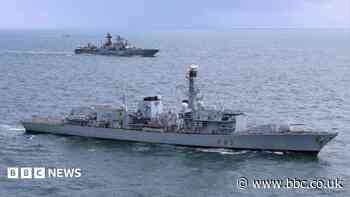 Royal Navy warships track Russian vessels for three days in UK waters