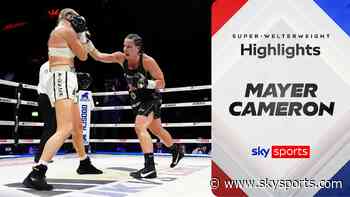 Cameron stuns Mayer with unanimous decision victory