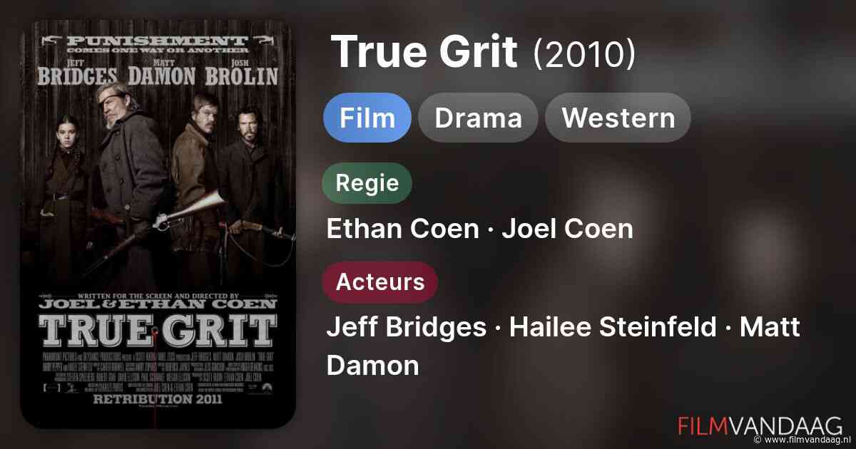 True Grit [22:20, Paramount Network, IMDb: 7.6]