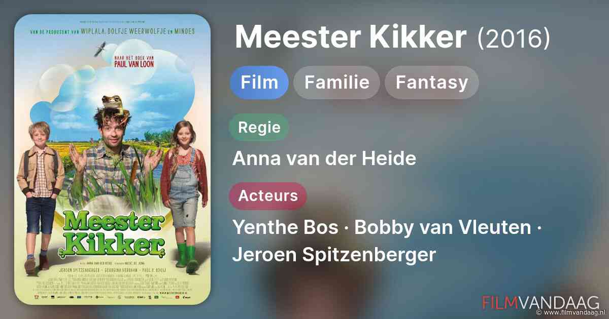 Meester Kikker [12:05, NPO 3, IMDb: 6.3]