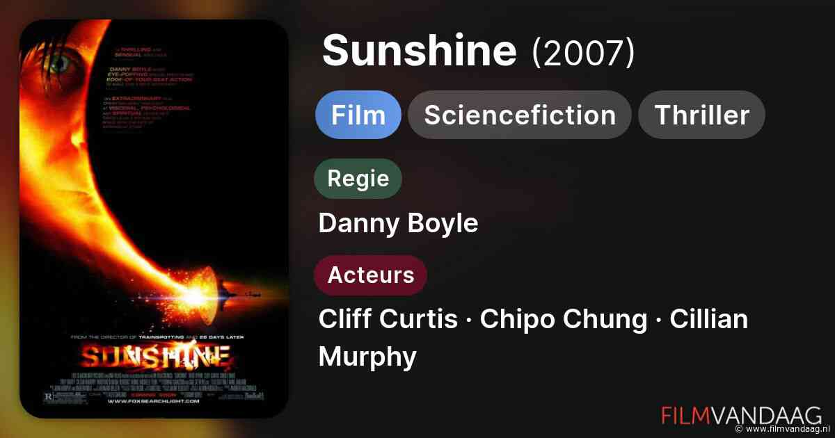 Sunshine [22:50, SBS9, IMDb: 7.2]