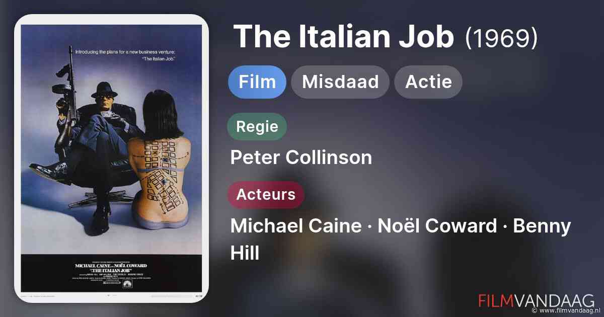 The Italian Job [18:25, BBC2, IMDb: 7.2]