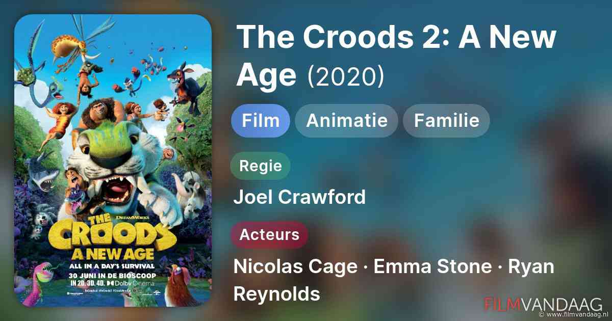 The Croods 2: A New Age [14:50, BBC1, IMDb: 6.9]