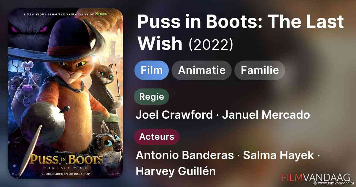 Puss in Boots: The Last Wish [00:25, Comedy Central, IMDb: 7.9]