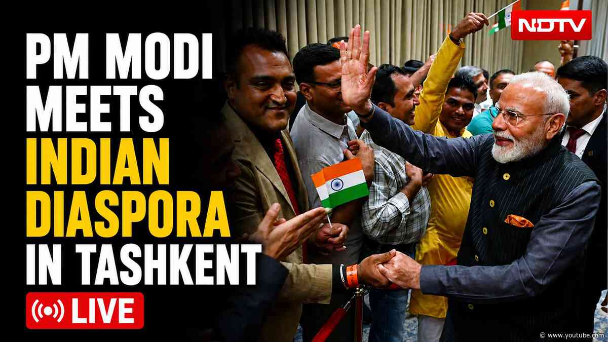 PM Modi LIVE | PM Narendra Modi In Uzbekistan LIVE | PM Modi Meets Indian Diaspora In Tashkent LIVE