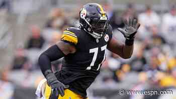 Sources: Cowboys trade for Steelers OT Jones