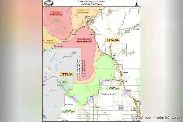More properties downgraded to all clear as Pear Lake fire near Clinton shows minimal growth