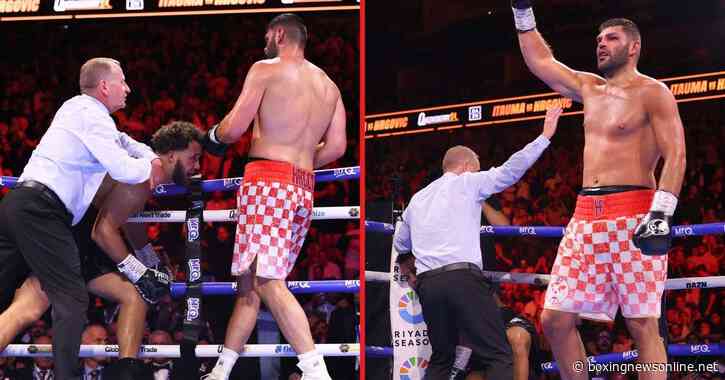 Frank Warren reacts to Filip Hrgovic stopping Moses Itauma in huge heavyweight upset