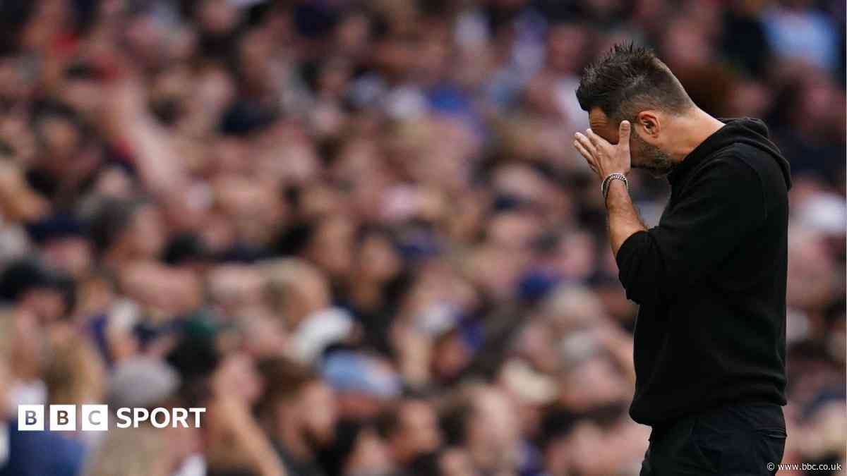 £300m spent, bottom of the table... but Spurs boss De Zerbi 'not angry'