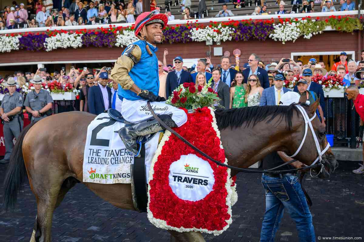 2026 Travers Stakes: Leading Change beats Napoleon Solo, Golden Tempo in Midsummer Derby
