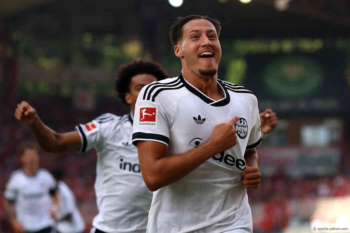 Eintracht Frankfurt striker Younes Ebnoutalib pleased with ‘confidence boosting’ opening day hat trick