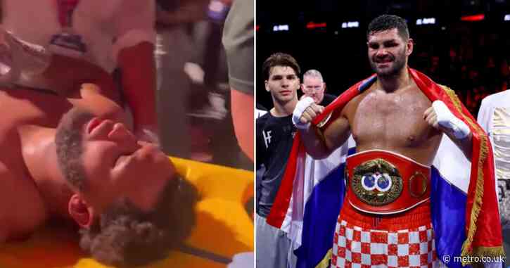 Moses Itauma update as boxing star is stretchered out of ring after world title defeat