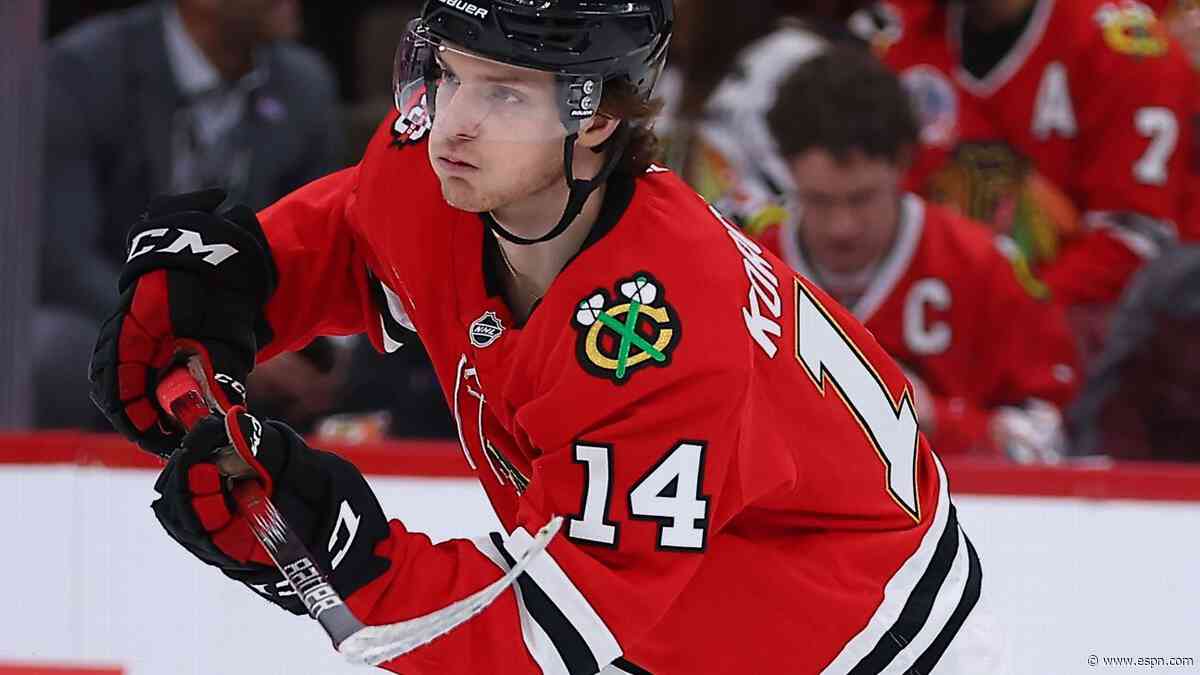 Blackhawks, Korchinski agree on two-year contract