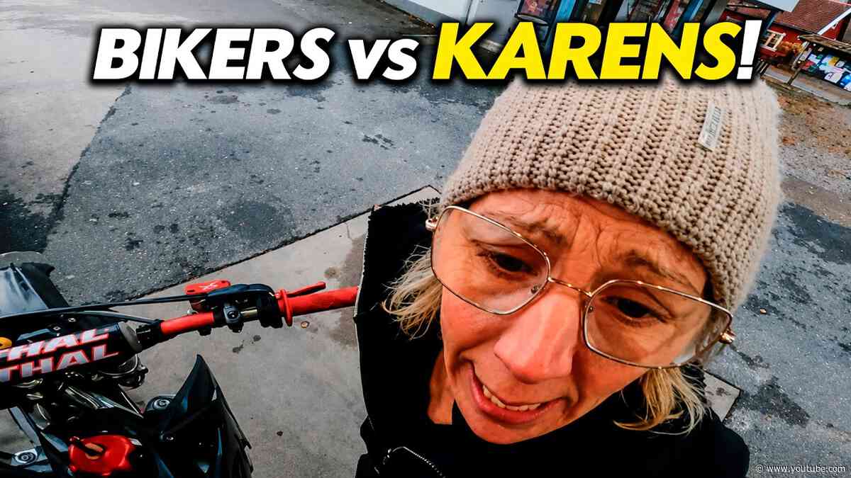 KARENS REGRET MESSING WITH BIKERS | CRAZY MOTO MOMENTS & CRASHES #46