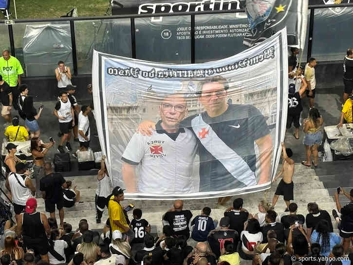 📹 Fans unveil banner for Vasco SAF's prospective new owner