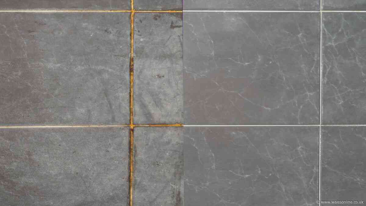 Easiest method to clean grout in under 5 minutes uses 1 natural solution – no scrubbing