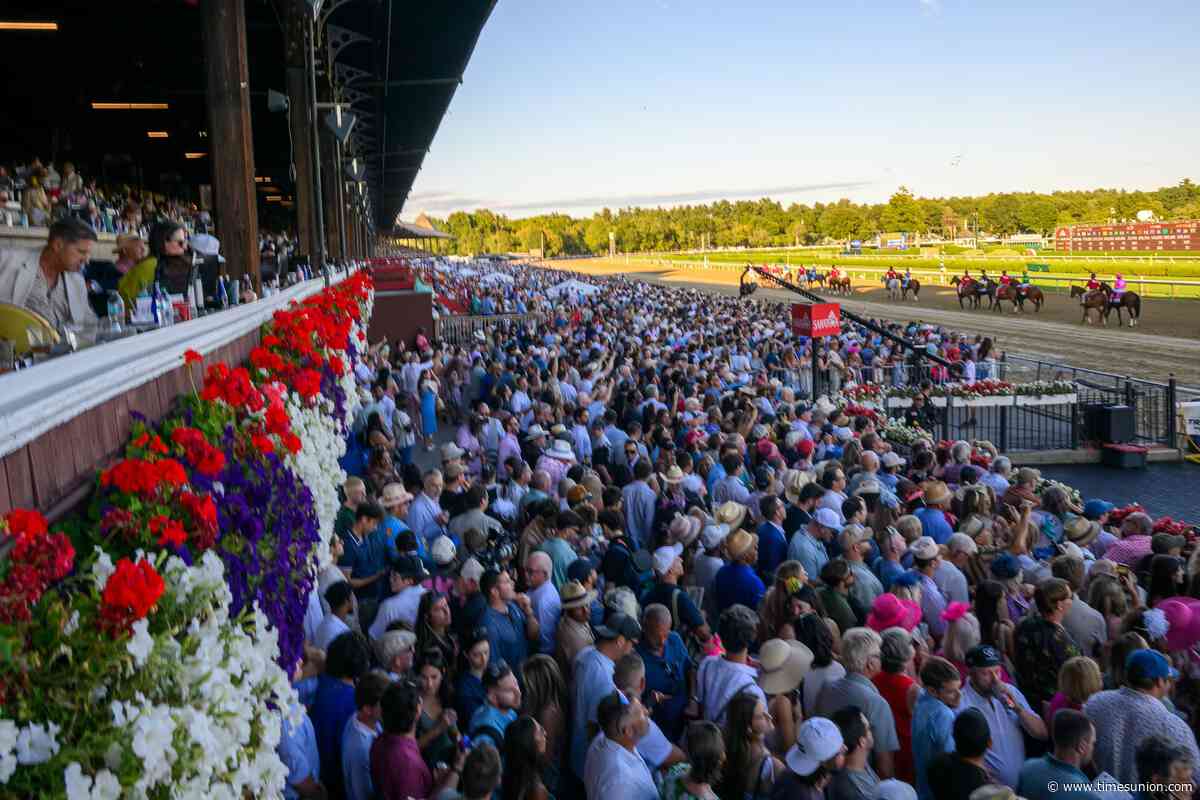 Wagering up significantly from last year for 2026 Travers Day at Saratoga, as Leading Change upsets Golden Tempo