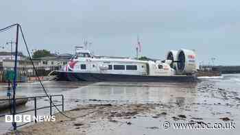 Hovercraft services cancelled due to weather