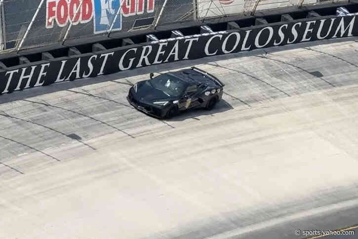 Watch Ross Chastain hustle a Corvette pace car around Bristol