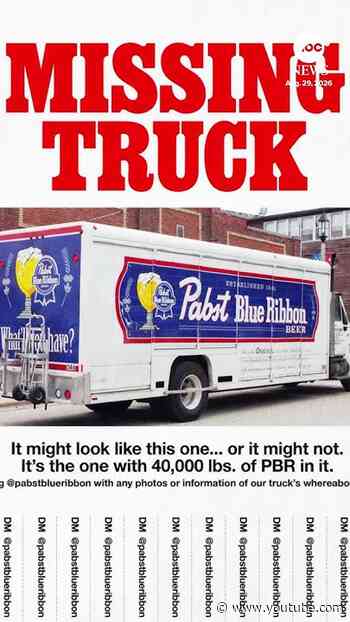 Thieves steal truck carrying roughly 40,000 pounds of Pabst Blue Ribbon