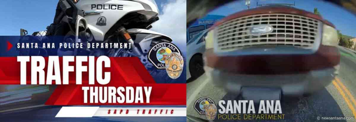 Police search for bald male suspect in Santa Ana rear‑end hit‑and‑run