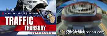 Police search for bald male suspect in Santa Ana rear‑end hit‑and‑run