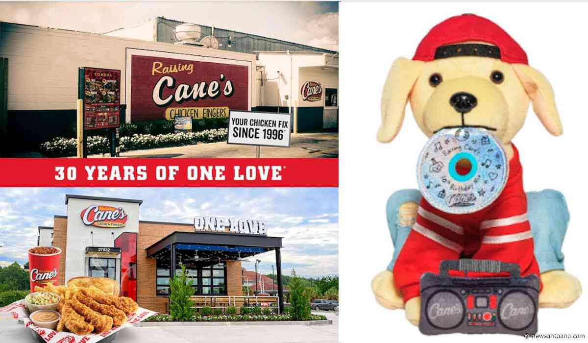 Raising Cane’s celebrates 30 years with plush puppy fundraiser for local pets