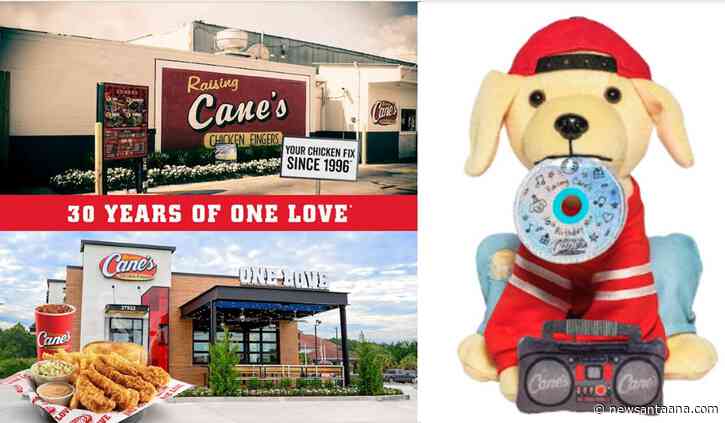 Raising Cane’s celebrates 30 years with plush puppy fundraiser for local pets