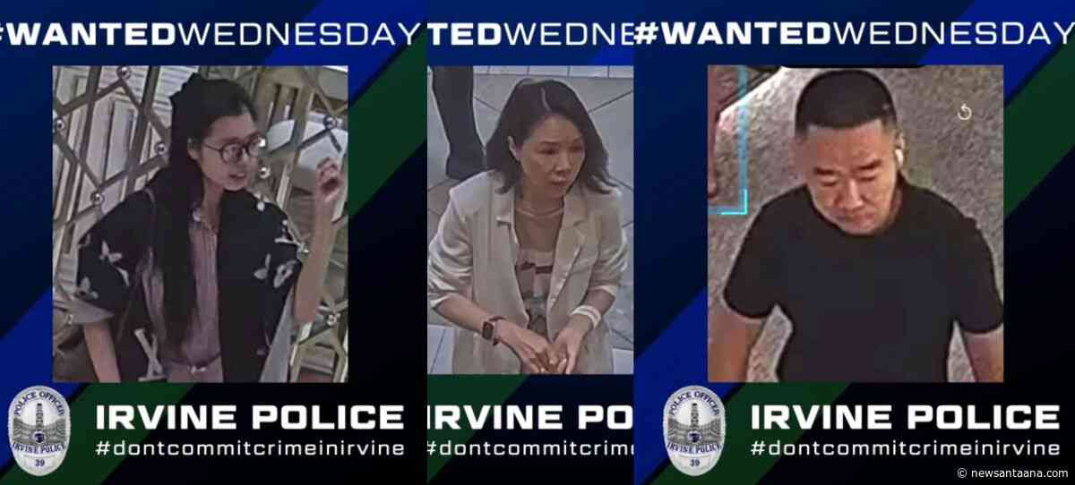 Irvine Police seek ID of suspects in $38K credit‑card fraud spree
