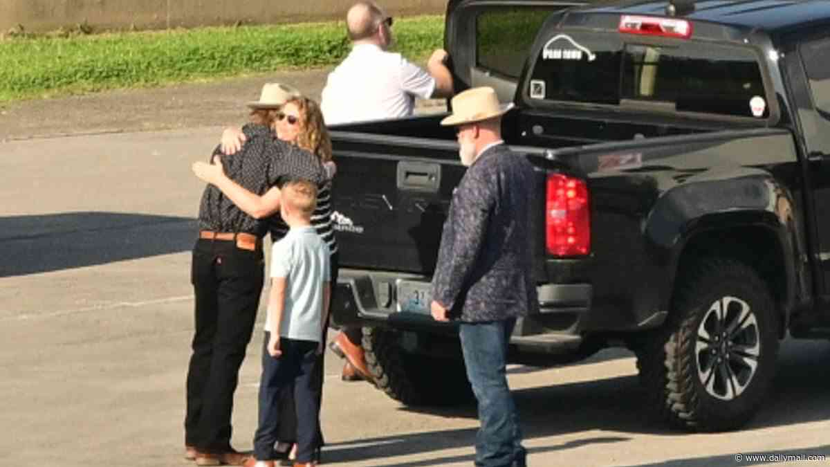 Dolly Parton's devastated loved ones gather at Nashville burial site where Queen of Country is laid to rest in heels beside husband Carl Dean