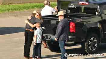 Dolly Parton's devastated loved ones gather at Nashville burial site where Queen of Country is laid to rest in heels beside husband Carl Dean