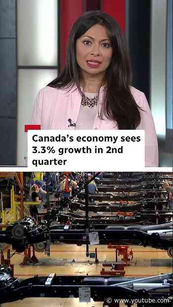 Canada's economy sees 3.3% growth in 2nd quarter