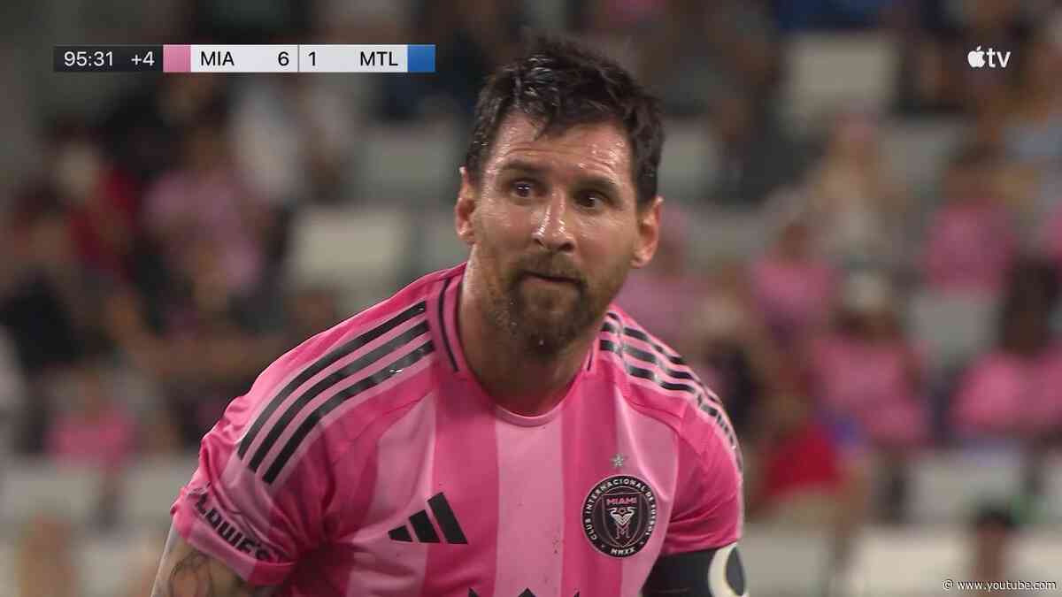 Messi Free Kick Goal is FOURTH GOAL vs. CF Montréal!