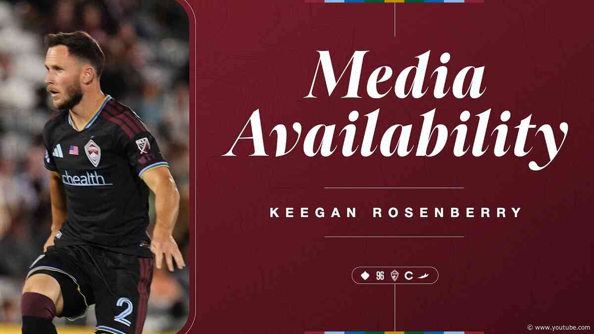 Media Availability | Keegan Rosenberry on rivalry match mindset