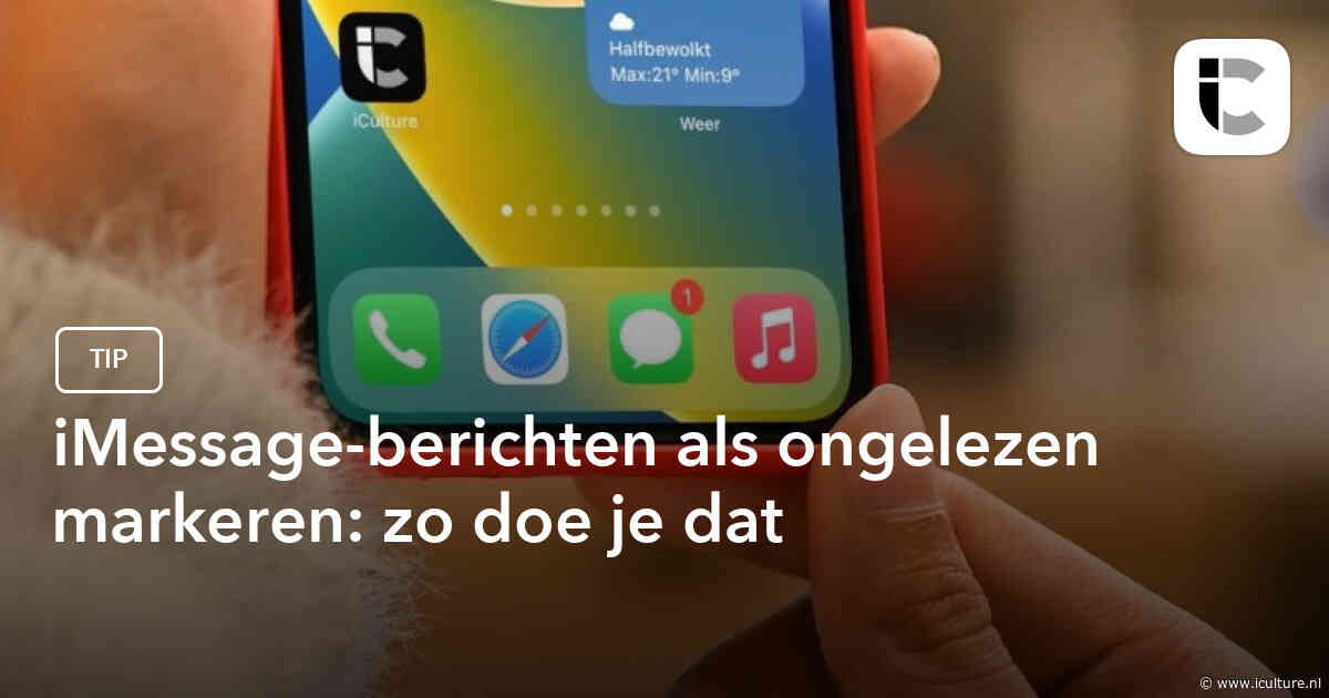 iMessage-berichten als ongelezen markeren: zo doe je dat