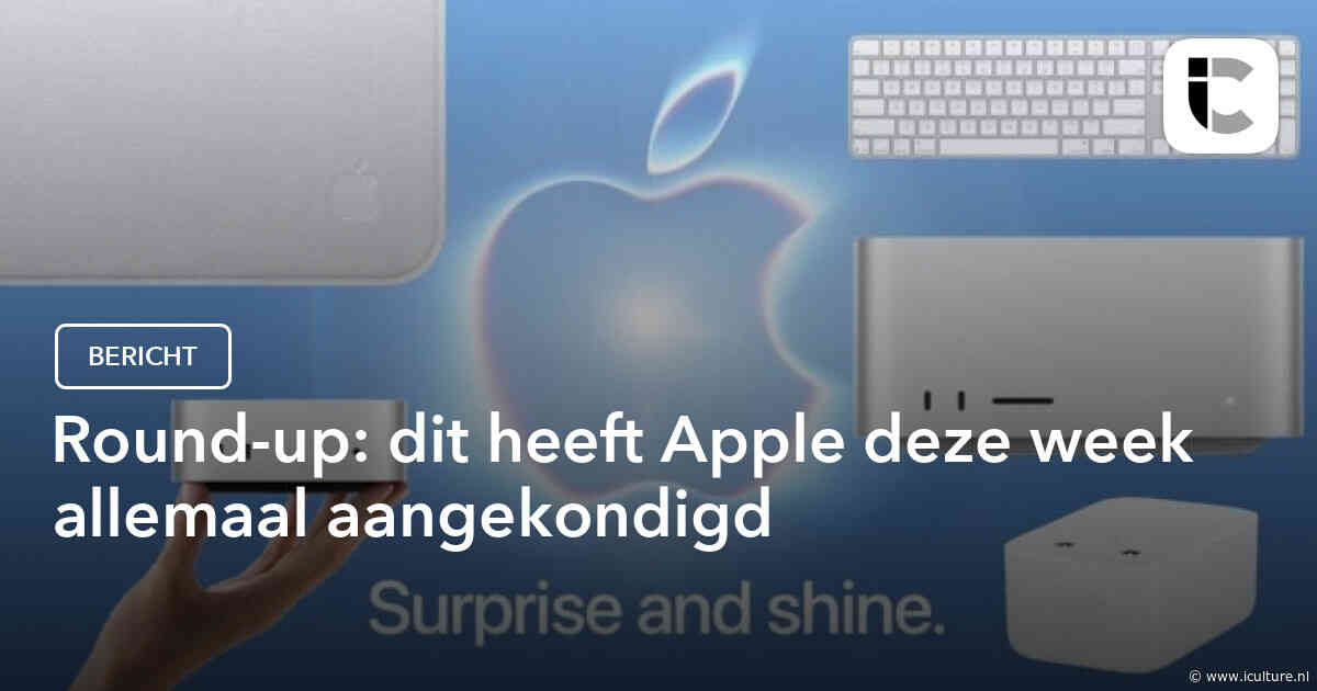 Round-up: dit heeft Apple deze week allemaal aangekondigd