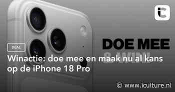 Winactie: doe mee en maak nu al kans op de iPhone 18 Pro