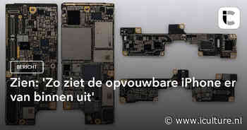 Zien: ‘Zo ziet de opvouwbare iPhone er van binnen uit’