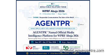 AGENTPR™ Named Official Media Intelligence Platform for WPRF Abuja 2026