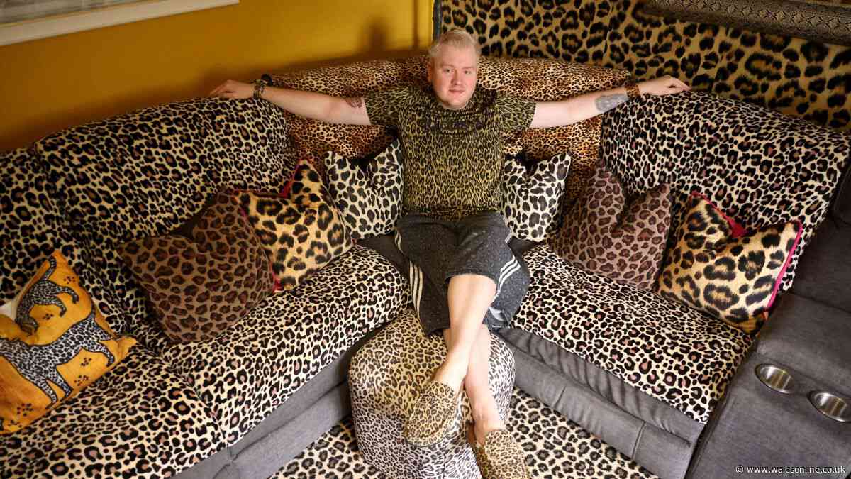 Nurse covers his home in leopard print and creates huge TikTok following