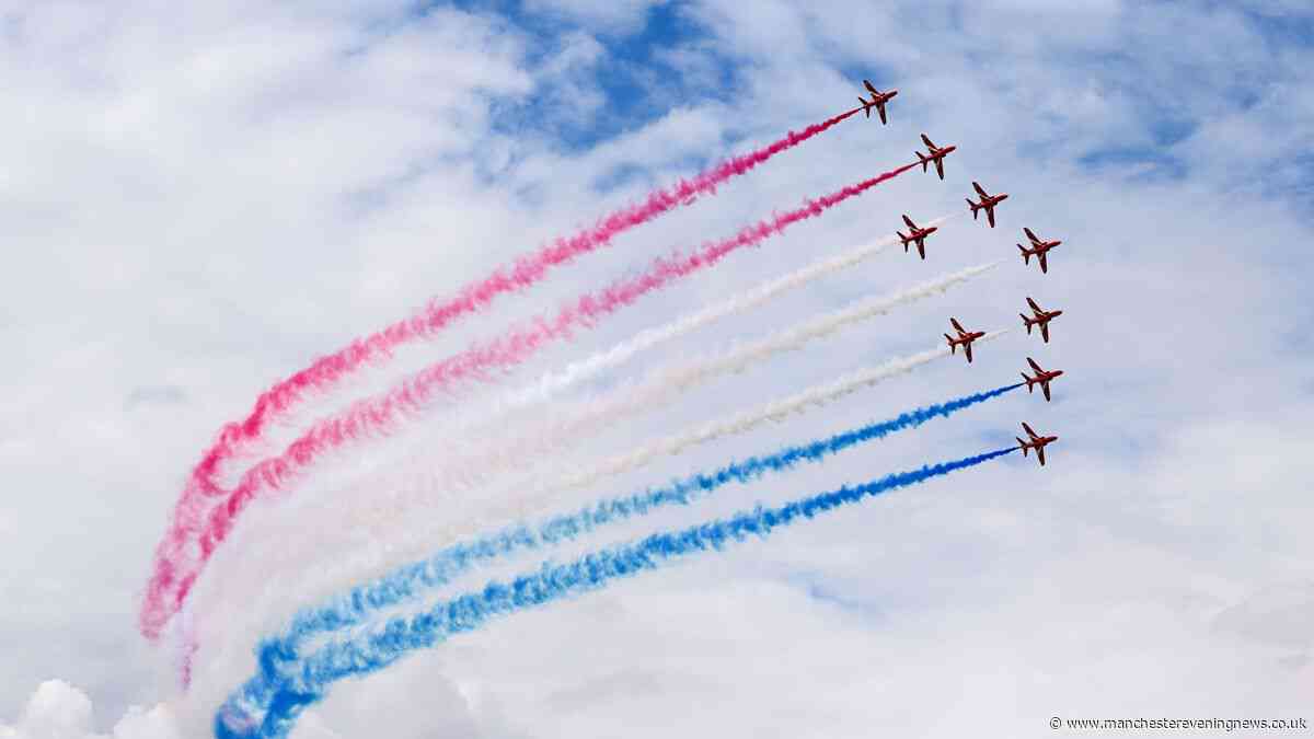What time the Red Arrows are at Southport Air Show 2026 on Sunday
