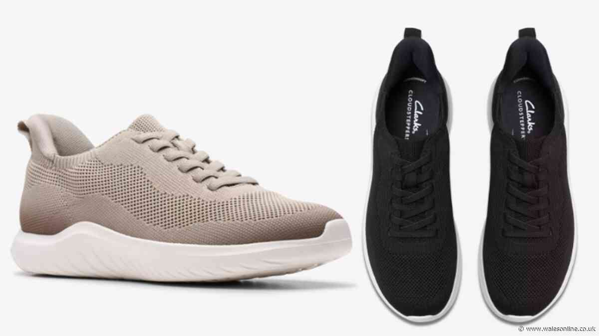 'Lovely' Clarks trainers 'so comfortable for walking' now £5 down from £55 with double deal