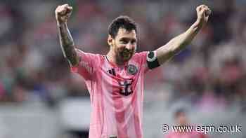 Messi scores 4 as Inter Miami net 7 in record win