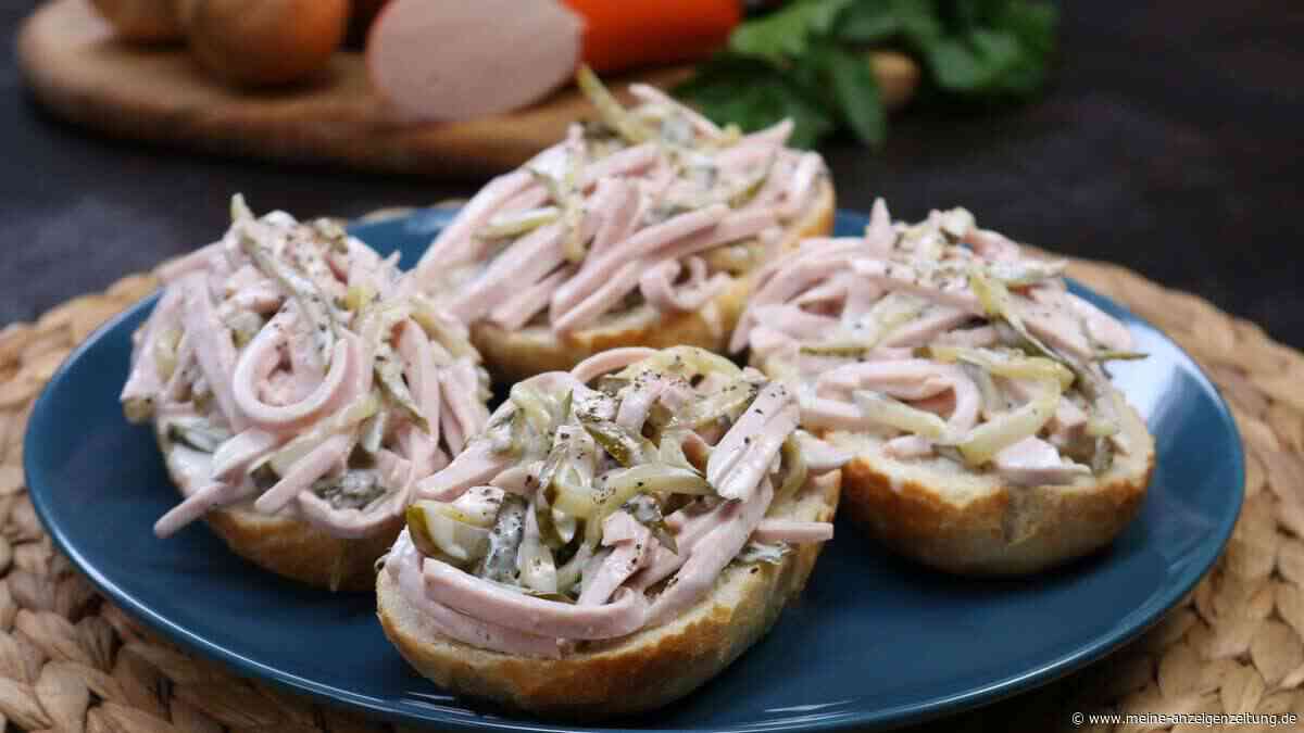 Schmeckt wie beim Metzger, aber günstiger: Selbst gemachter Fleischsalat braucht nur 20 Minuten