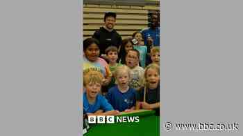 Snooker player inspires next generation