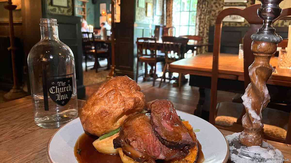 I had Sunday roast at Cheshire pub crowned 'north west's best' - there's only one problem