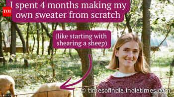 This woman spent 4-months and Rs 70,000 in making a sweater from scratch